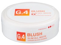 G.4 Blush Slim All White Portion Snus