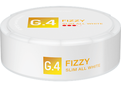 G.4 Fizzy Slim All White Portion Snus