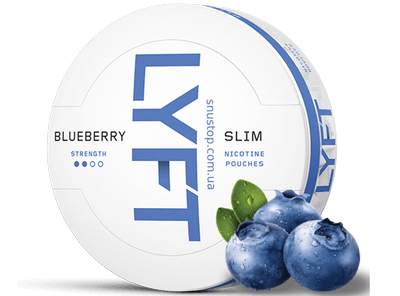 LYFT Blueberry Slim All White Snus