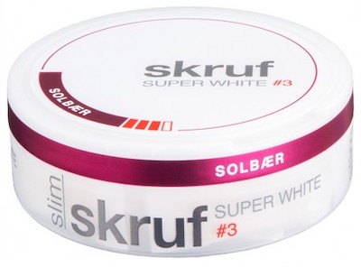 Skruf Super White Slim Solbaer #3