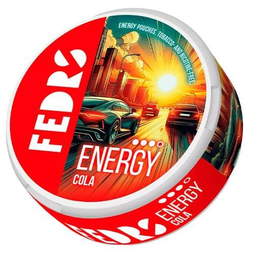 Energy pouches Fedrs cola