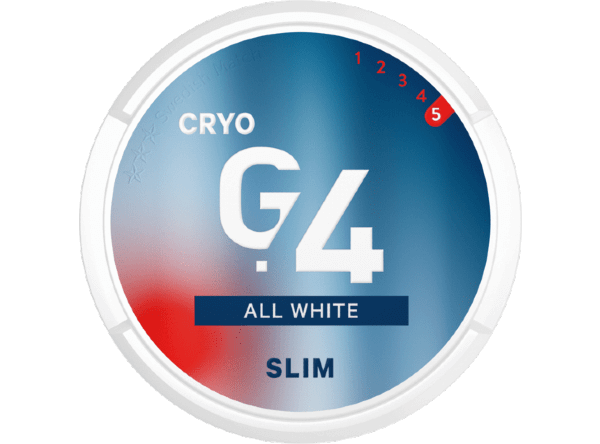 G.4 CRYO Slim All White Super Strong