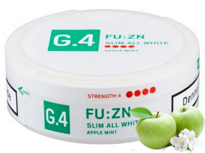 G.4 FU:ZN Slim All White Extra Strong Portion