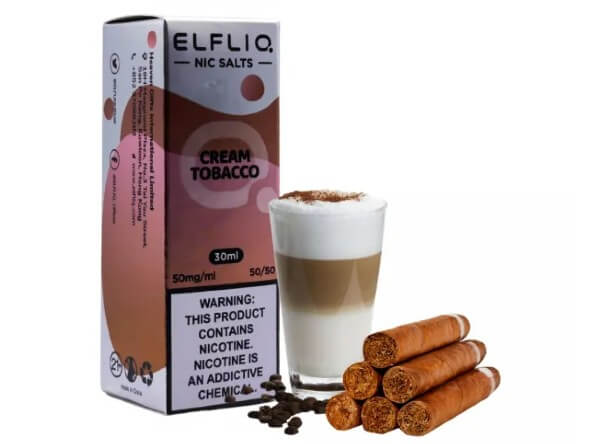 Жидкость ELFLIQ Cream Tobacco 30ml 50mg