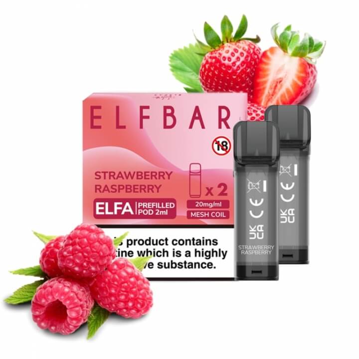 Картридж Elfa strawberry raspberry 2ml 2%