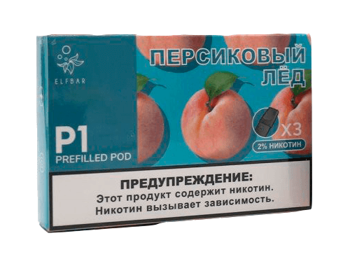 Картридж ElfBar P1 заправленный Peach Ice