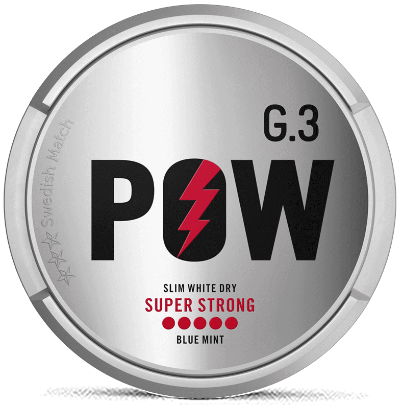 Снюс G.3 Pow Super Strong Slim 26 мг