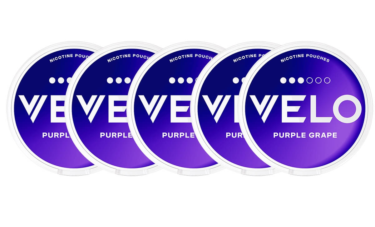 5 банок Velo Groovy Grape 4 точки 🇺🇦
